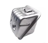 Silencieux d'Échappement pour Scie à pour chaîne 435 440e 445 - pour accessoire Métallique pour Tronçonneuse Souffleur - Optimisation Efficacité Moteur - Montage Simple - Pour Équipement Forestier