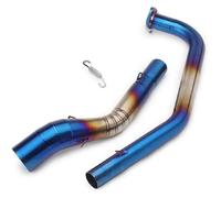 Silencieux D'échappement Pour Y&amaha YZF R15 MT-15 MT15 V3 R125 MT125 Moto Système D'échappement Complet Modifié Lien Intermédiaire Slip On Tuyau(B)