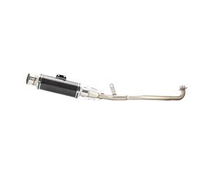 Silencieux d'échappement Pour Yamaha PG-1 avec un système d'échappement complet haut gamme axé sur les performances embout élégant fibre carbone(Marron)