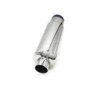 Silencieux d'échappement racing en acier inoxydable, universels, diamètres de sortie : 63 à 100 mm (2,5 à 4 pouces)(Toasted blue)