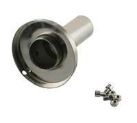 Silencieux D'échappement Silencieux D'échappement Universel en Acier Inoxydable Réduit Le Bruit Contrôle du Son 76mm 89mm 102mm 114mm DB-Killer pour Voiture Embout Echappement(SL 76mm)