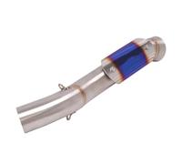Silencieux D'échappement Slip-on pour Moto ADV, pour Duke 790 890 Adventure R 2020 2021, Tuyau À Liaison Centrale avec Couvercle D'échappement Tuyaux(Bleu)