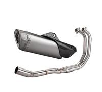 Silencieux d'échappement Tuyau Système D'échappement Complet Pour Moto Pour R3, R25, V1, V2, V3, MT25, MT03 (2015-2023), Collecteur En Acier Inoxydable(Silver)