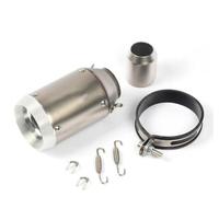 Silencieux D'échappement Universel 51mm Fibre Carbone Moto Pour Kawasaki Z900 Pièces Rechange Modifiées système(Type B)