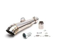 Silencieux D'échappement Universel 51mm Moto Pour Kawasaki ZX6R ZX10 Z900 Avec DB Killer Pièces Acier Inoxydable Modifiées système(Type B)