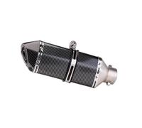 Silencieux D'échappement Universel 51mm Moto Pour Suzuki GSR600 Pièces Rechange Modifiées Acier Inoxydable système(TYPE-G)