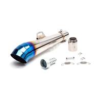 Silencieux D'échappement Universel 51mm Moto Pour Suzuki GSXR1000 Avec DB Killer Pièces Acier Inoxydable Modifiées système(Type A)