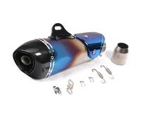 Silencieux D'échappement Universel 51mm Moto Pour Suzuki GSXR1000 Pièces Rechange Modifiées Acier Inoxydable système(Type B)