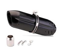 Silencieux D'échappement Universel 51mm Moto Pour Yamaha FZ6N R1 R3 Accessoires Remplacement Modifiés Acier Inoxydable(TYPE-C 370MM)