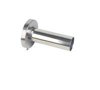 Silencieux D'échappement Universel En Acier Inoxydable Argenté, Rond, Amovible, 3,5"/4"/4,5"(3.5 Unadjustable)