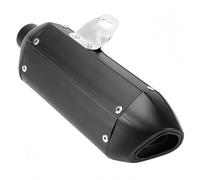 Silencieux d'échappement universel pour moto, 28mm, pour Honda, pour Yamaha, 125cc, 150cc, 160cc Échappement avant(Noir)
