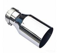 Silencieux D'échappement Universel Voiture Gorge Queue Acier Inoxydable 304 2.5 Pouces X 4 Système Véhicule Auto Auspuffspitze(63MM IN-76MM OUT)