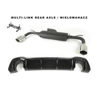 Silencieux Duplex Echappement Ulter VW Golf 8 2019 a 2021 1.5TSI 100mm-36956626