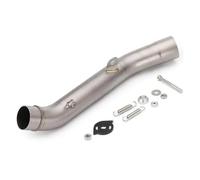 Silencieux Échappement 51mm Échappement Moto Silencieux Lien Tube Intermédiaire Connecter pour Z750 Z 750 2004-2008 Z800 Z 800 2013-2016(800)