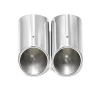 Silencieux Échappement Embout De Silencieux D'échappement En Acier Inoxydable Pour Q7 Pour TDI Quattro 2006-2013 Lot De 2 Pièces(Argent)