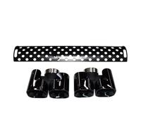 Silencieux Échappement Embout De Silencieux Rond Noir À Bouche Carrée Kane Pour Land Pour Rover Pour Defender 90 110 2020-2024(B Black 2.0)