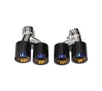 Silencieux Échappement Embout Silencieux Carbone Pour BMW Série 5 525i 528i 530i G30 G31 2018+ Silencieux Embout Système Embout Échappement Voiture Quadruple(C F G)
