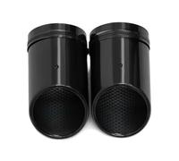 Silencieux Échappement Embouts De Pot D'échappement En Acier Inoxydable Pour Q7 4L SQ7 2007-2015 2 Pièces/lot Garniture De Protection(Le noir)