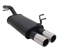 Silencieux Echappement Ford Fiesta MK6 01-08 - 2x76mm