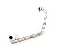 Silencieux Échappement Moto Évasion Échappement Silencieux en-tête Lien Tuyau 51mm Slip on pour Z125 pour Ninja 125 2018-2021