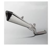 Silencieux échappement moto Silencieux D'échappement Central Brock Avec DB Killer Pour Triumph Street Triple 765 765R 765S 765RS 2017-2024(A SV)