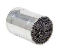 Silencieux echappement Pour silencieux d'échappement silencieux universel 48MM catalyseur d'extrémité moyenne avant(B no wrench)