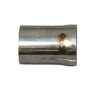 Silencieux echappement Pour silencieux d'échappement silencieux universel 48MM catalyseur d'extrémité moyenne avant(A Included wrench)