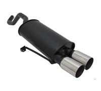 Silencieux Echappement Renault Clio III de 2005 a 2013 sortie 2 x 76mm-34098729