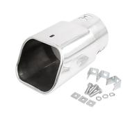 Silencieux Échappement Silencieux D'échappement TipPipe En Acier Inoxydable, Sortie Universelle Pour Voiture, Diamètre Adapté De 4.45cm/1.75 "à 6.35cm/2.5" Tuyau D'échappement