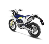 LeoVince Silencieux LV One Evo – Husqvarna 701 21-22 – Acier inox & Carbone Argenté Homologué