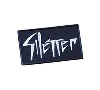 Silencieux en métal noir, DSBM, Mayhem, Burzum, Katatonie dépressive, Darkthrone, Nattramn, Diagnose Lebensgefahr brodé thermocollant accessoire souvenir