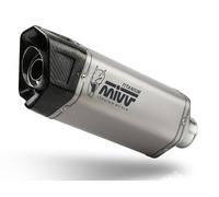BORNE SR-1 EN ACIER INOXYDABLE NOIR MIVV POUR HONDA CB HORNET 750 2023-2024
