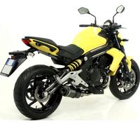 Silencieux et embout ARROW en aluminium homologué race-tech pour Kawasaki Versys 650