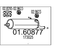 Silencieux final 01.60877 MTS