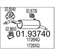 Silencieux final 01.93740 MTS