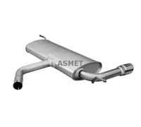 Silencieux final 06.025 ASMET pour SEAT AUDI