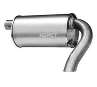 Silencieux final 07.174 ASMET pour FORD SEAT VW