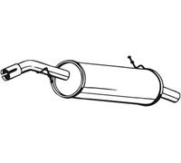 Silencieux final 135-601 BOSAL pour PEUGEOT CITROËN
