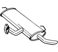 Silencieux arrière BOSAL 145-335