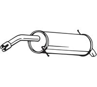 Silencieux final 154-503 BOSAL pour FORD ECOSPORT