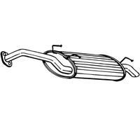 Silencieux final 165-153 BOSAL pour HYUNDAI ACCENT I ACCENT A trois volumes