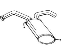 BOSAL 169-075 Silencieux arrière