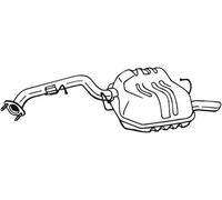 Bosal Silencieux arrière 171-025