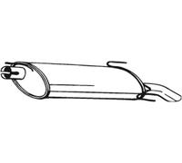 Silencieux final 185-309 BOSAL pour OPEL ASTRA F Décapotable