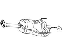 Bosal Silencieux final 185-457 pour OPEL