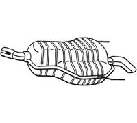 Silencieux final 185-647 BOSAL pour OPEL ZAFIRA B Camionnette/Monospace