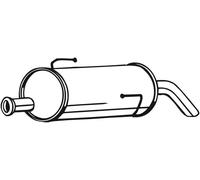Bosal Silencieux arrière 190-001