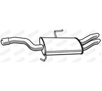 Silencieux final 22286 WALKER pour FIAT PEUGEOT CITROËN LANCIA