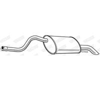 Silencieux final 22996 WALKER pour RENAULT THALIA I