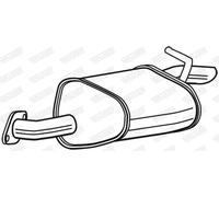 Silencieux final 23079 WALKER pour MAZDA 6 Hatchback 6 A trois volumes